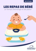 Les repas de bébé (de 4 à 6 mois)