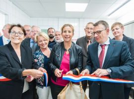 Inauguration de la première légumerie départementale des Ardennes au collège Le Lac de Sedan