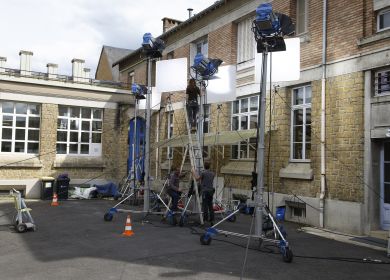 Tournage de cinéma au collège Rimbaud à Charleville-Mézières