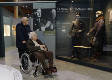 Des vétérans américains au Musée Guerre & Paix en Ardennes