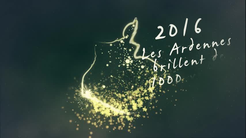 2016 : Les ardennes brillent de 1000 voeux